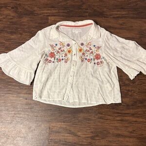 Floral Embroidered Top